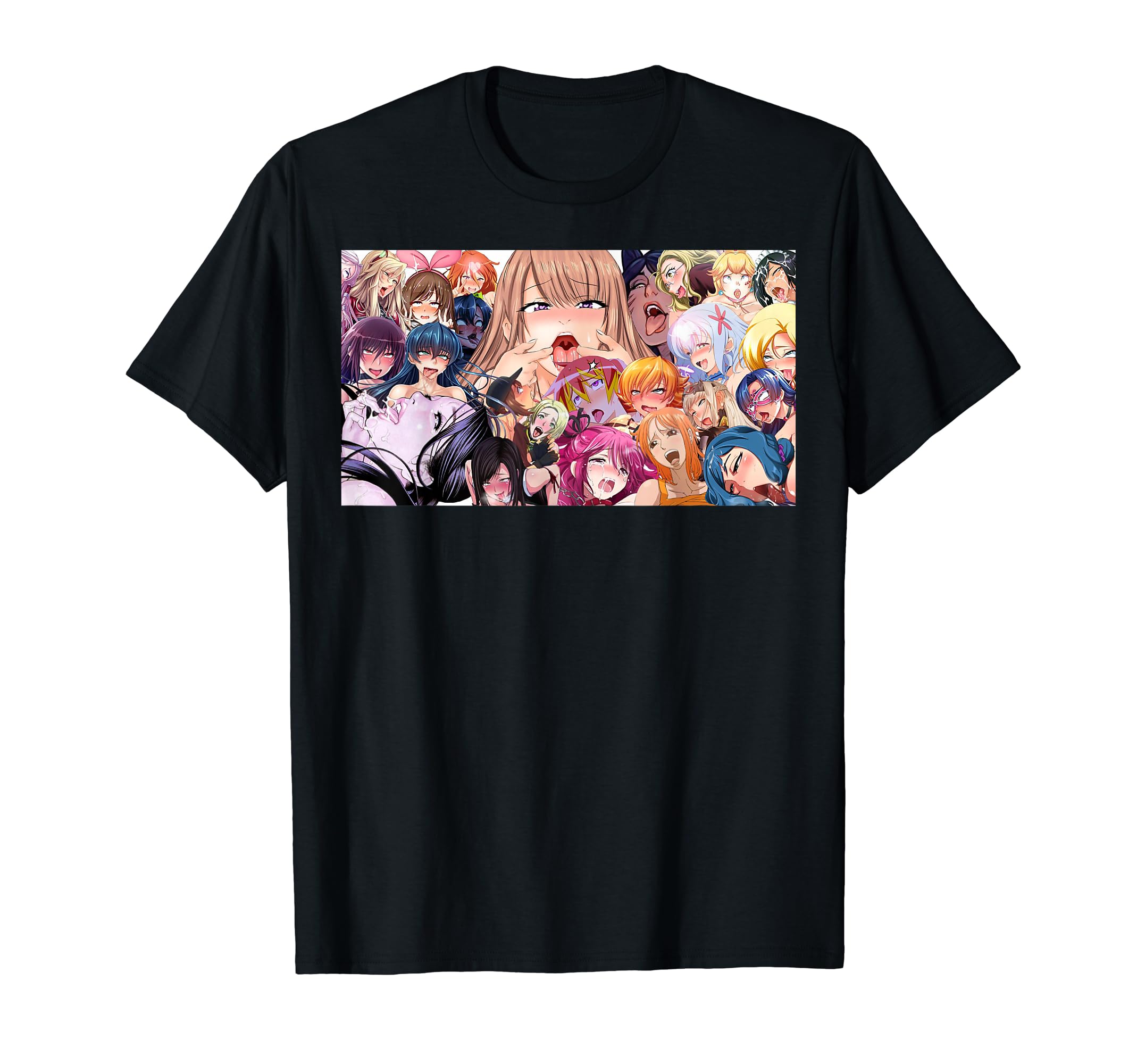 ヲタクに恋は難しい Tシャツ Amazon | Ahegao アニメ恋人ウィーブ/オタクカラーTシャツ Tシャツ | T